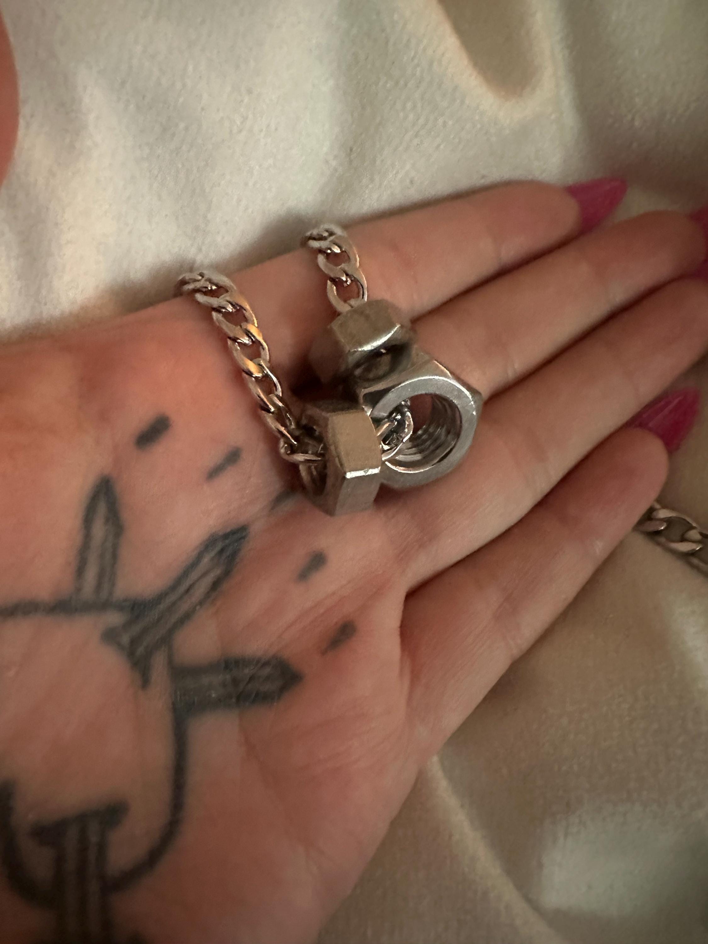 Hex Nut Necklace