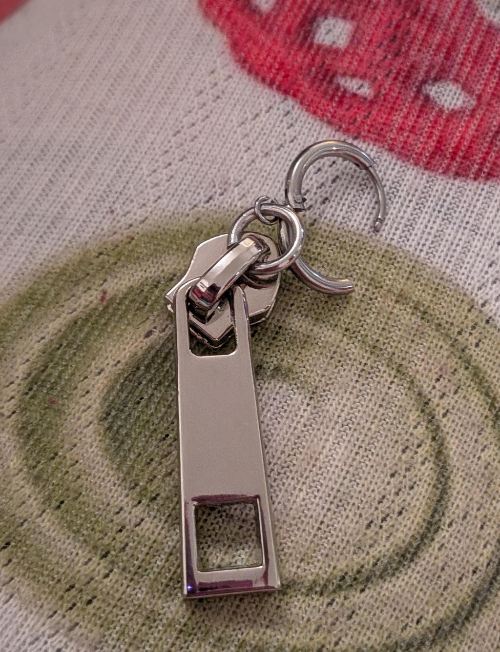 Steel Zipper Earrings