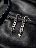 Chain & Star Earrings