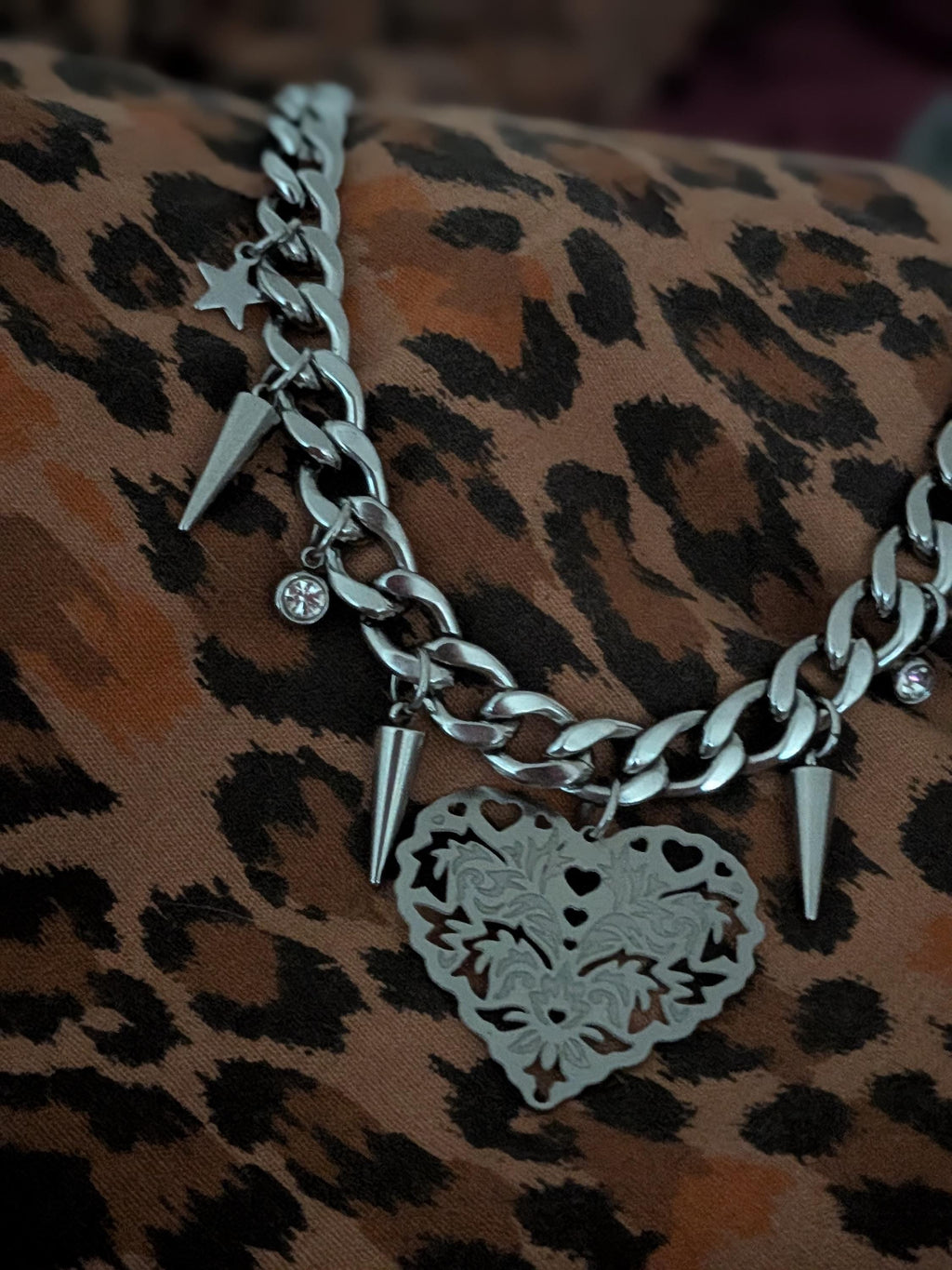 Gothic Heart Choker