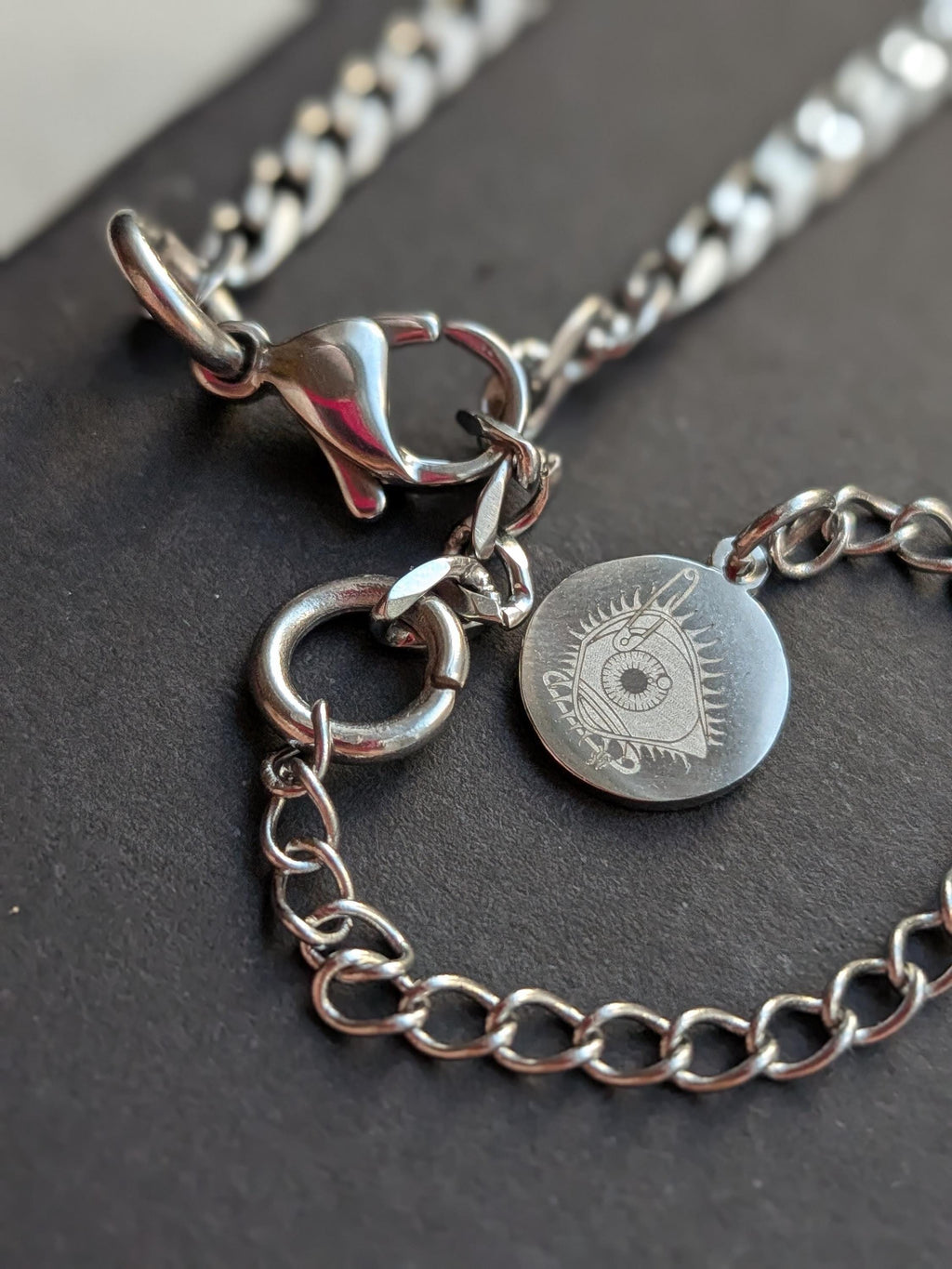 Dainty Safety Pin Necklace