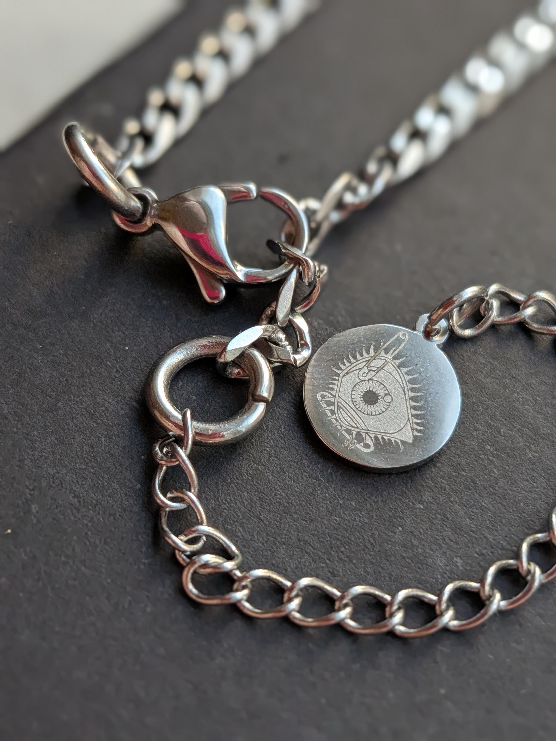 Dainty Safety Pin Necklace