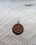 Vintage Button Pendant