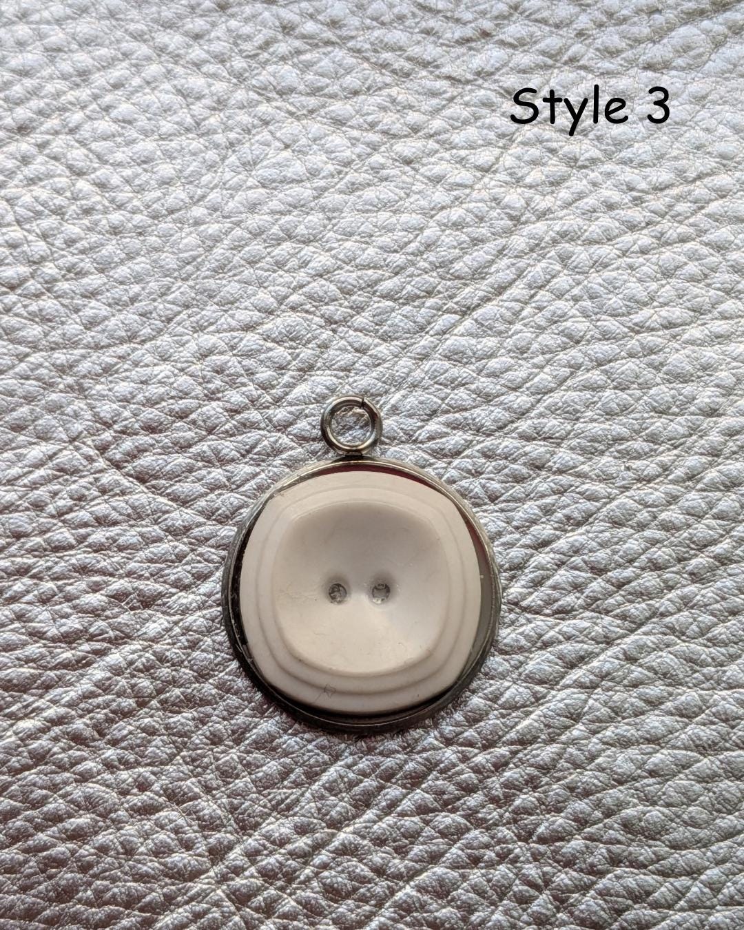 Vintage Button Pendant