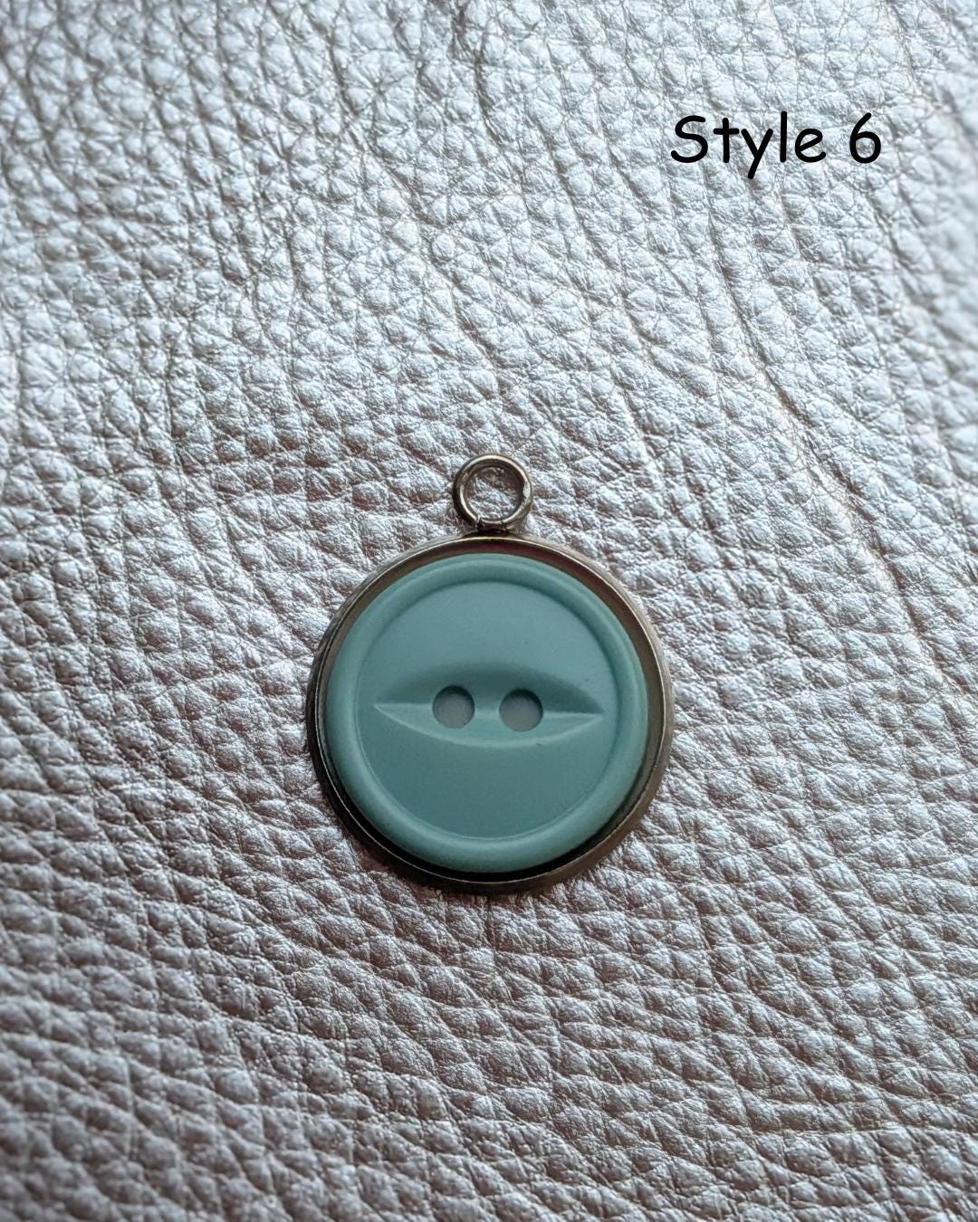 Vintage Button Pendant