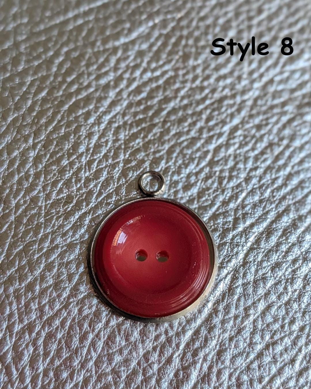 Vintage Button Pendant