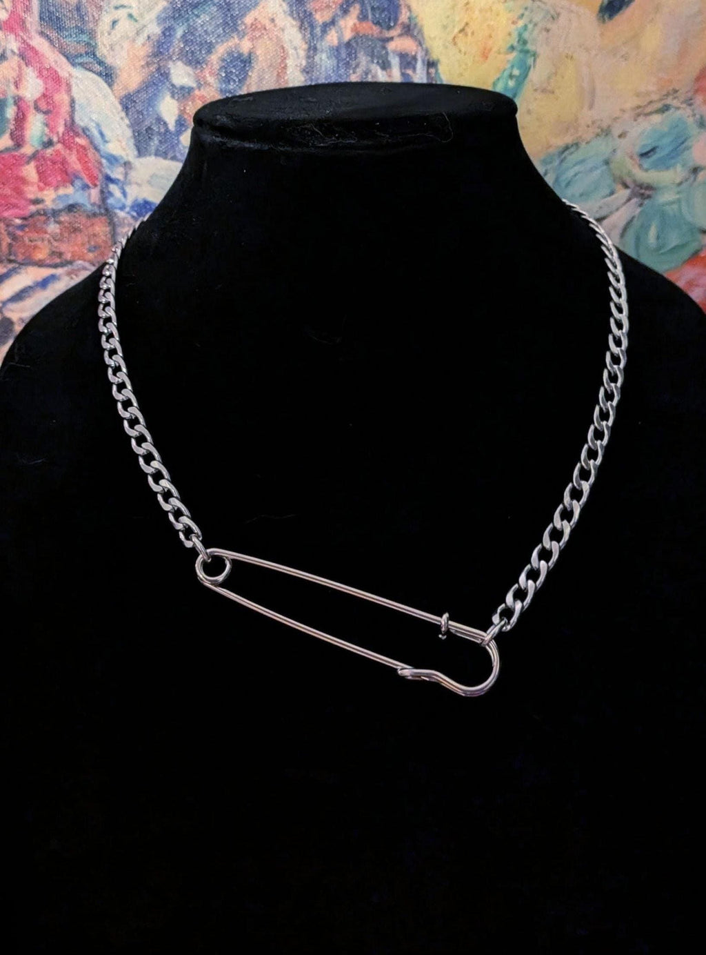 Safety Pin Necklace