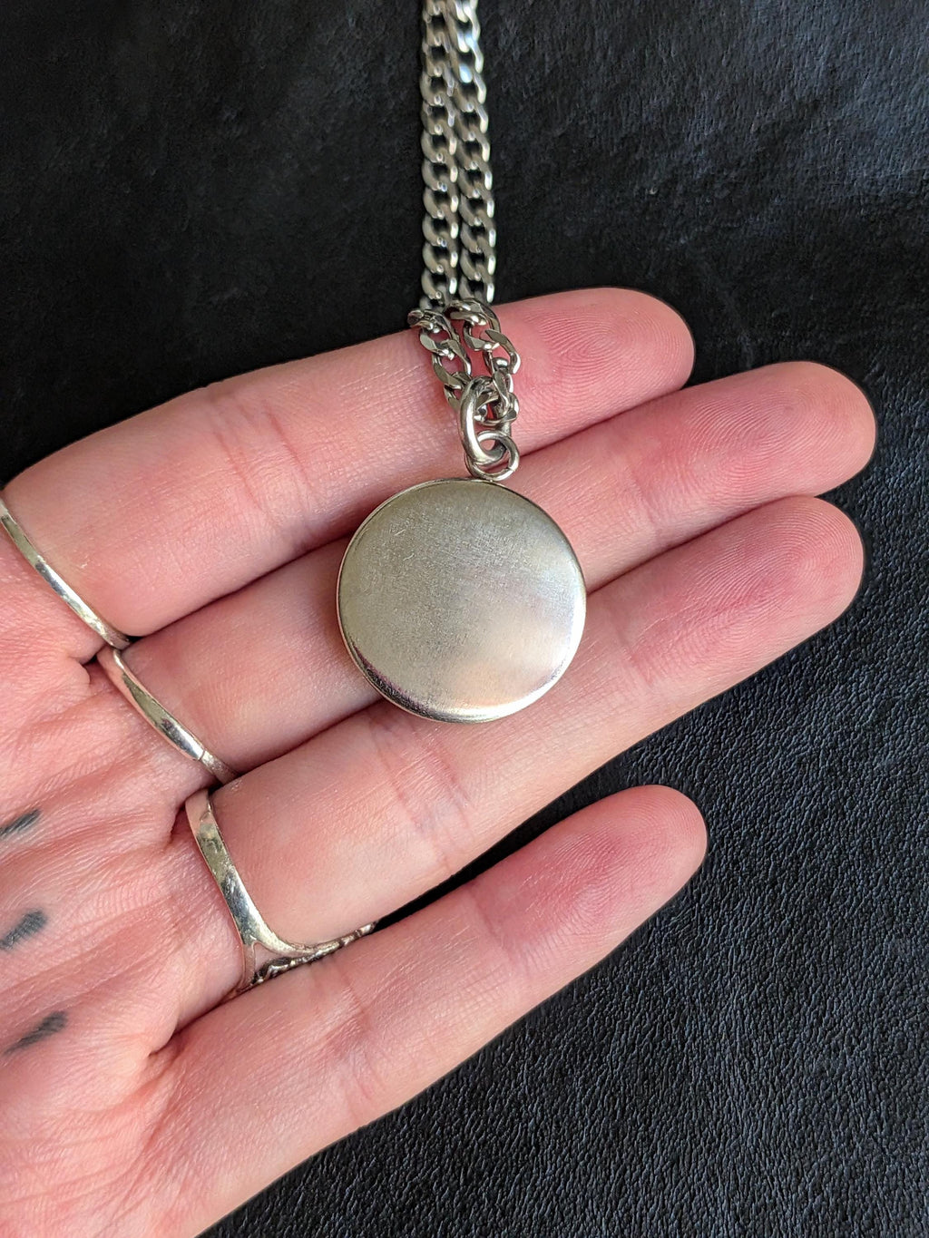 Vintage Button Pendant