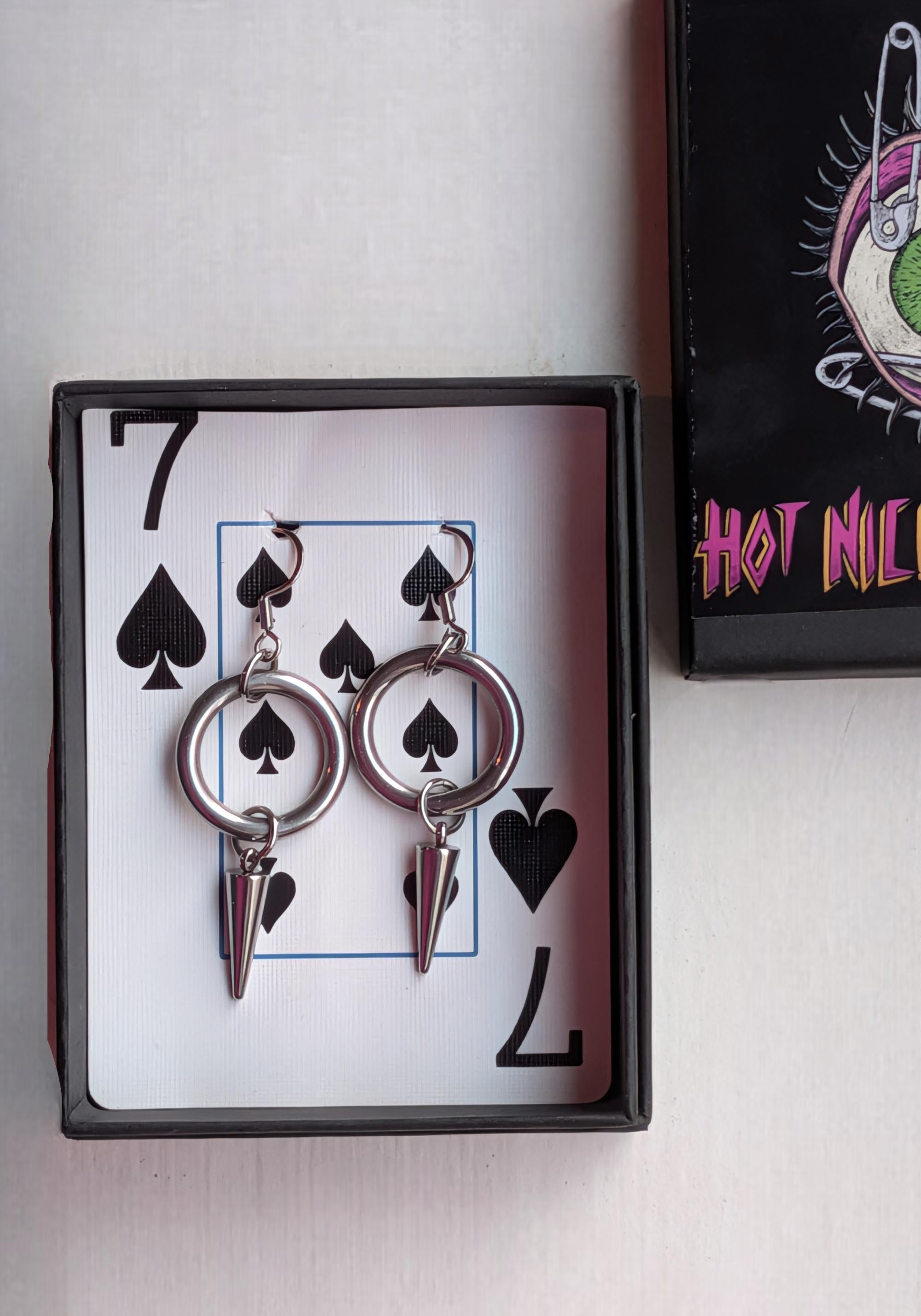 Ring & Spike Earrings