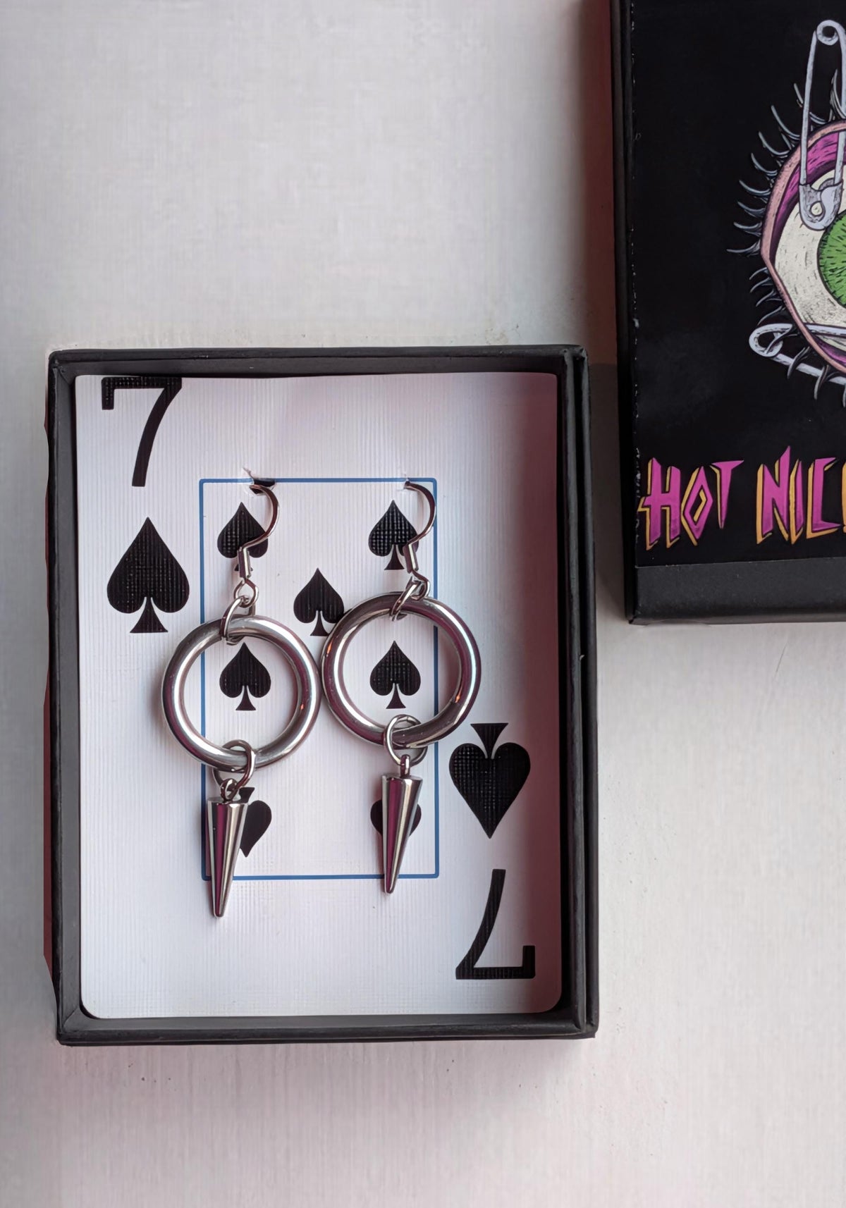 Ring & Spike Earrings