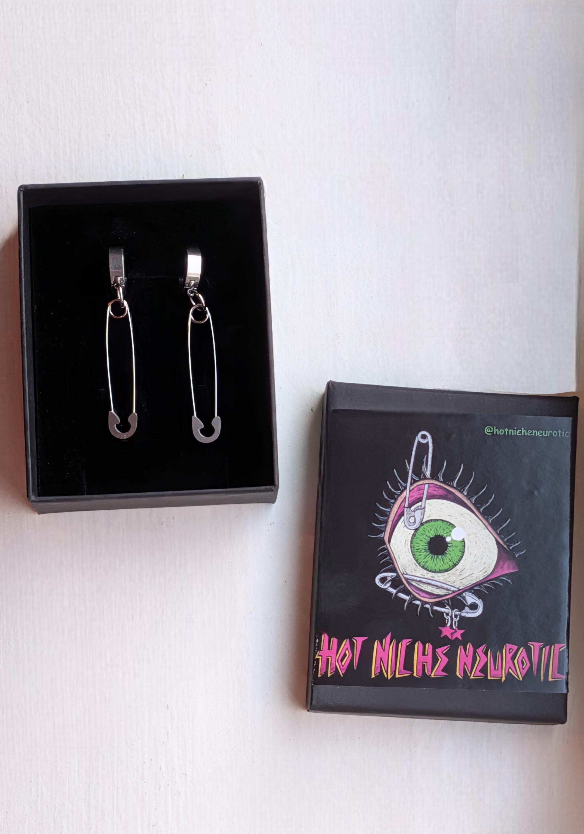 Steel Safety Pin Hoops