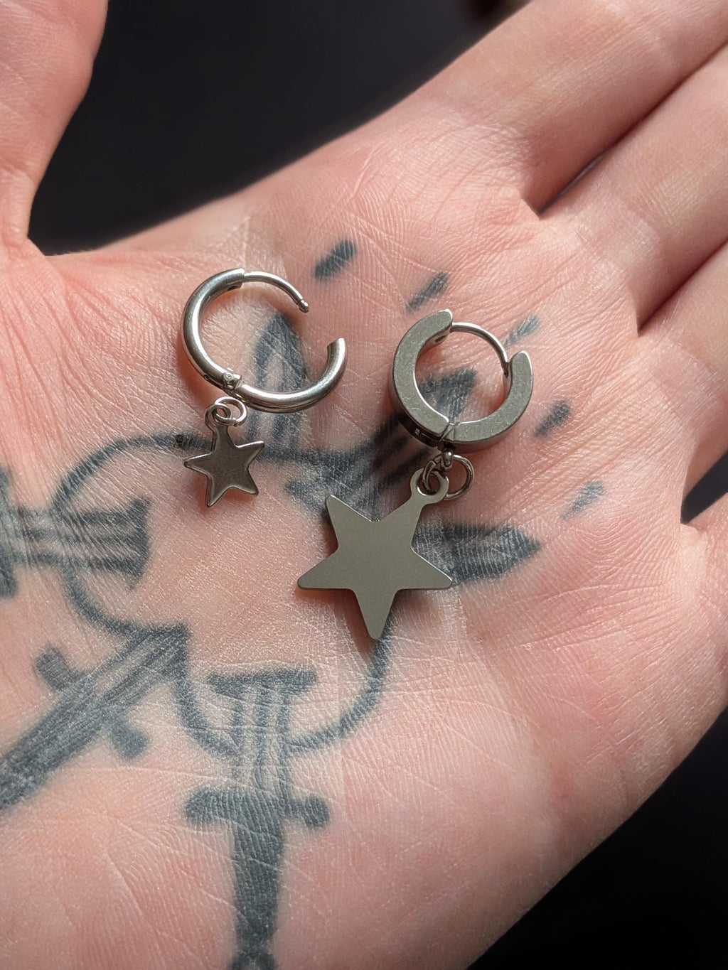 Steel Star Hoops