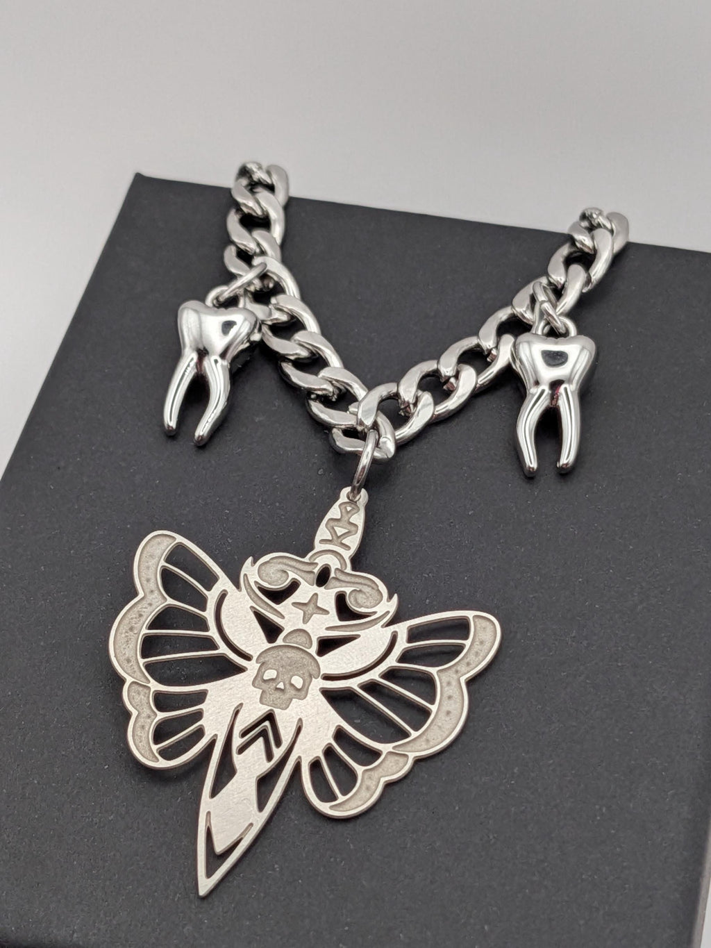 Death Moth Tooth Choker