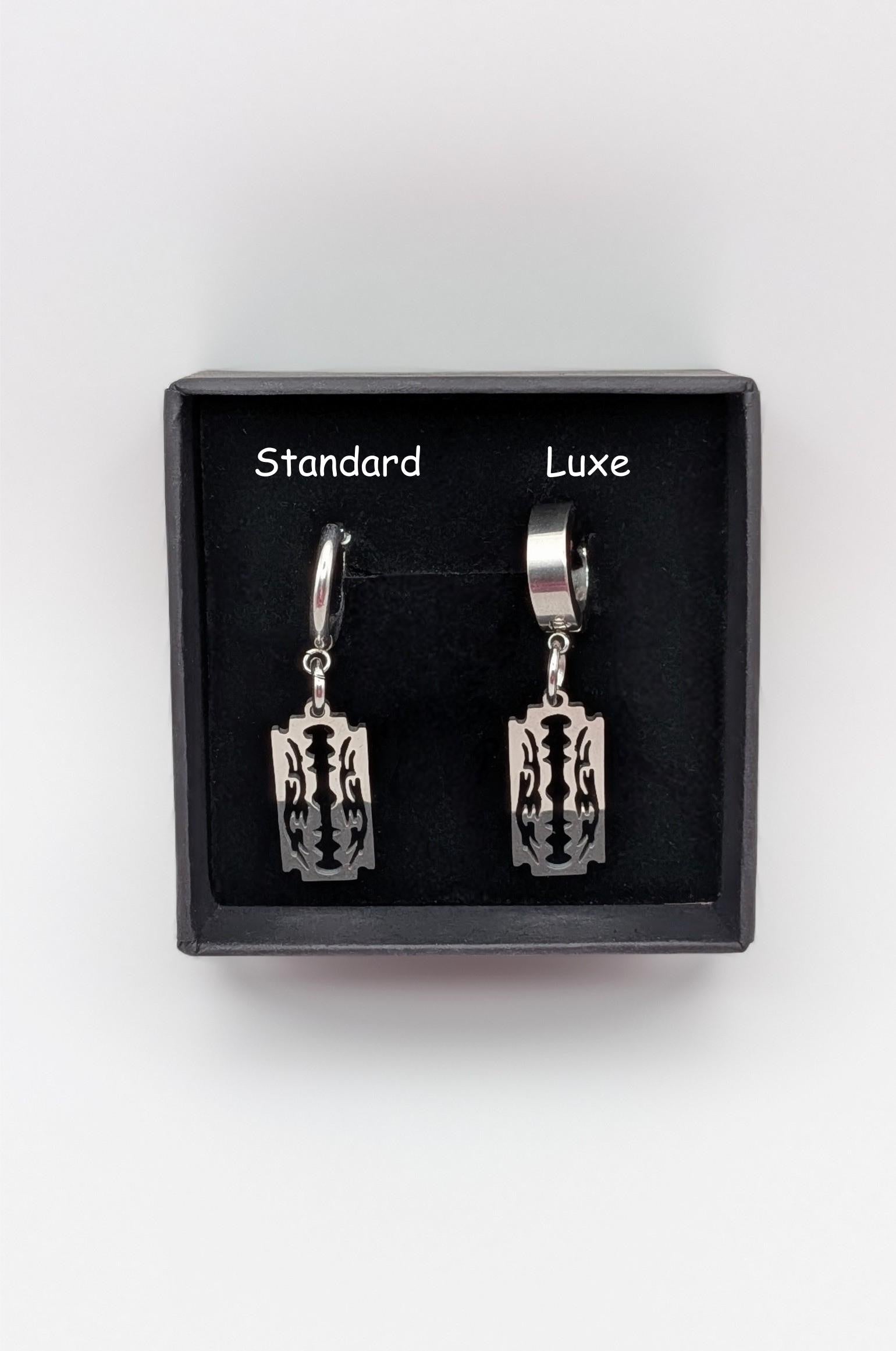 Razor Blade Hoops