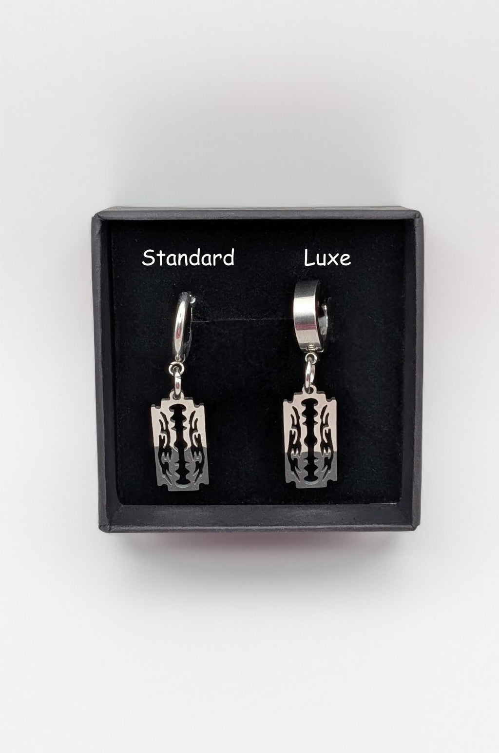Razor Blade Hoops