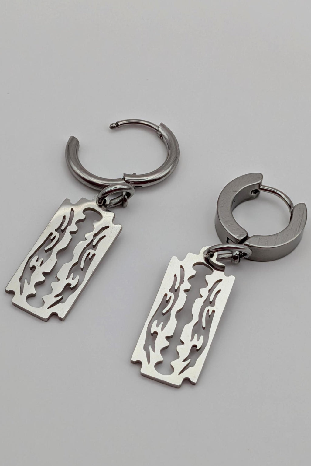 Razor Blade Hoops