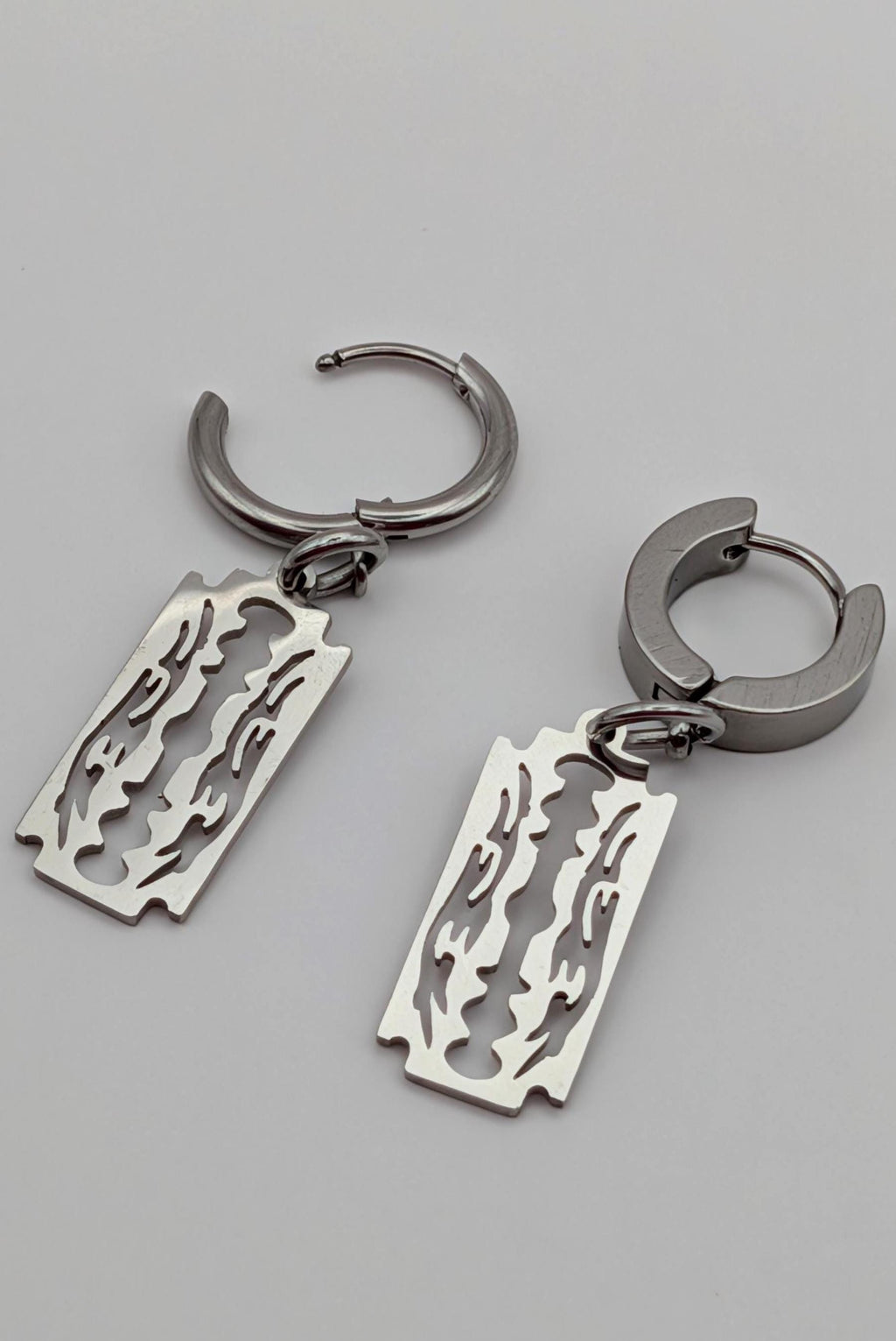 Razor Blade Hoops
