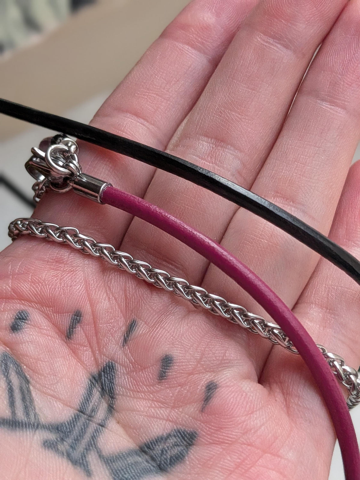 Solid Steel Tooth Pendant
