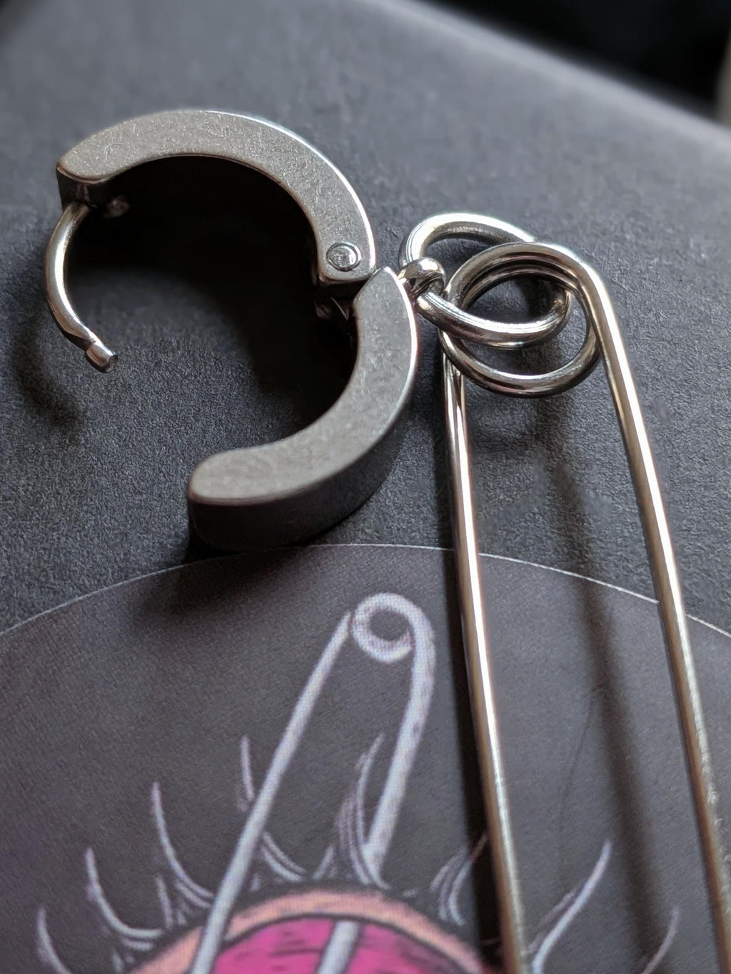 Steel Safety Pin Hoops