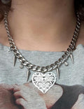 Gothic Heart Choker