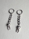 Chain & Teeth Hoops