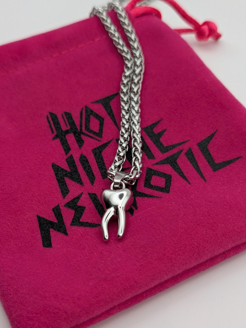 Small Tooth Pendant Necklace