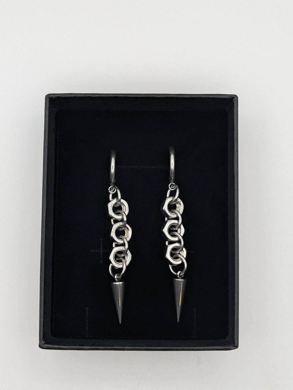 Spike & Hex Nut Hoops