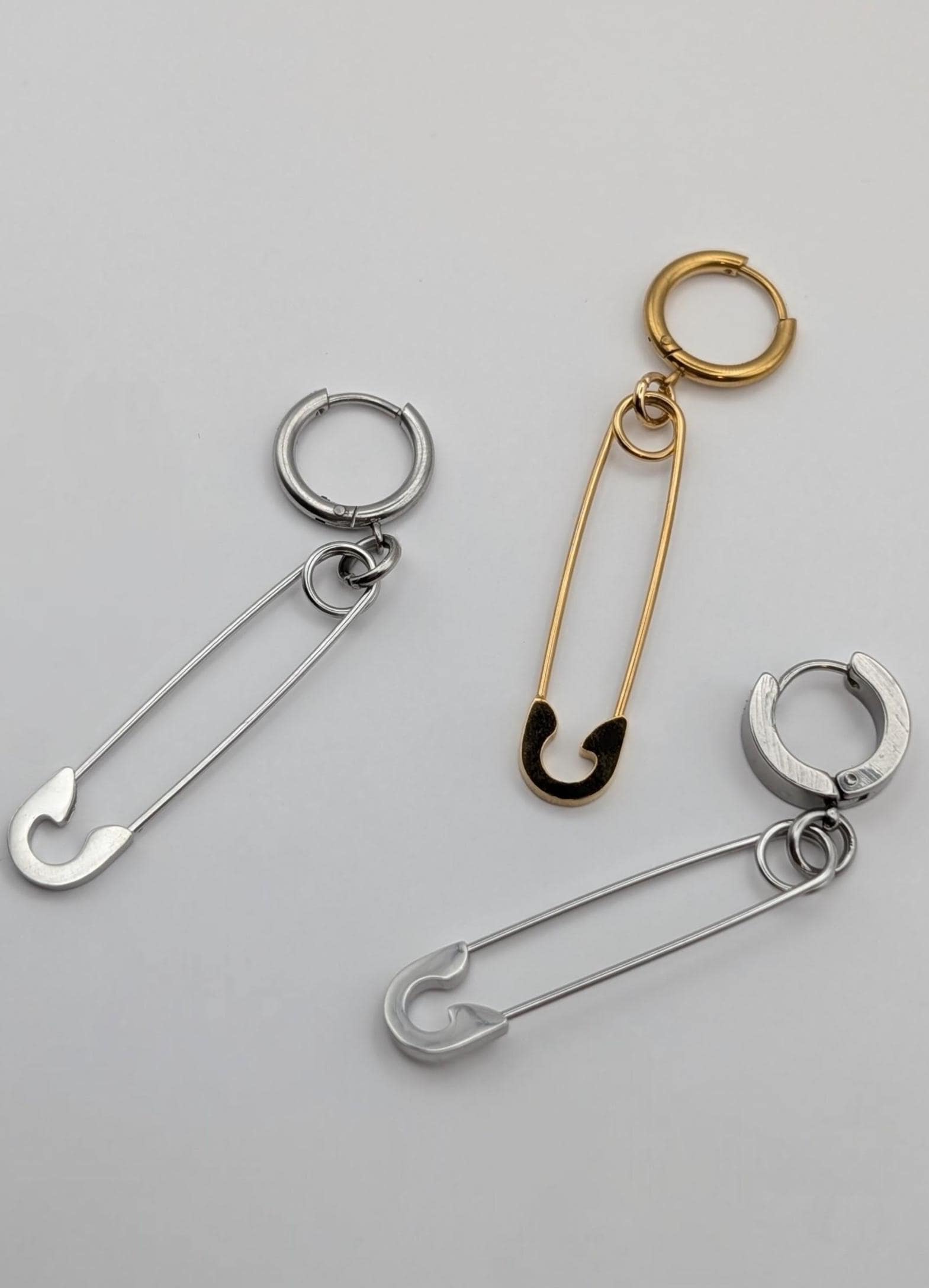 Steel Safety Pin Hoops